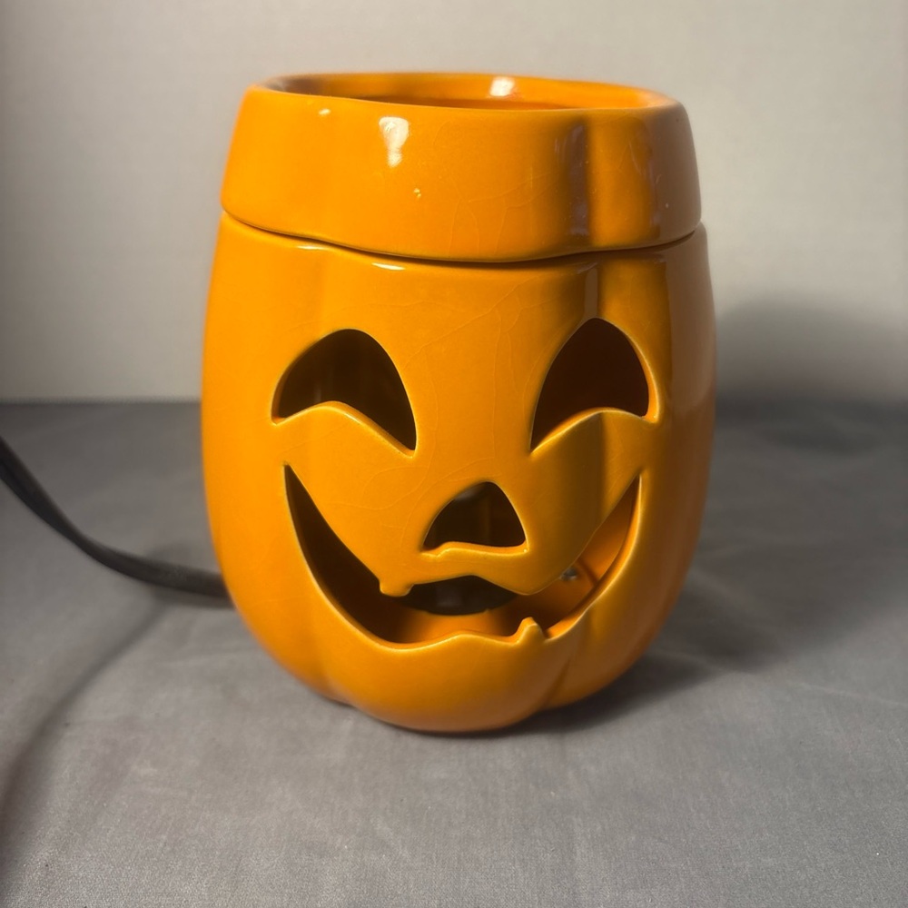 Orange Pumpkin Ceramic Wax Warmer